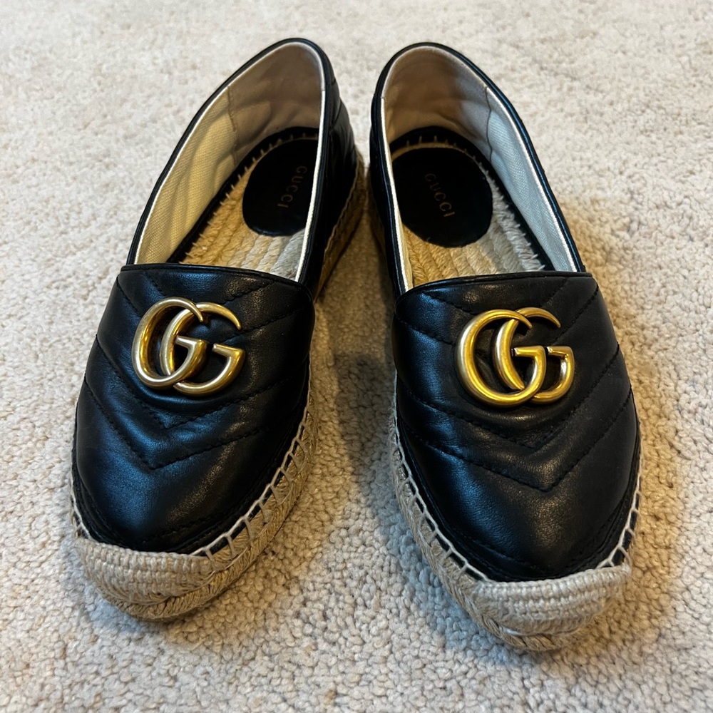 Gucci Espadrille - black leather